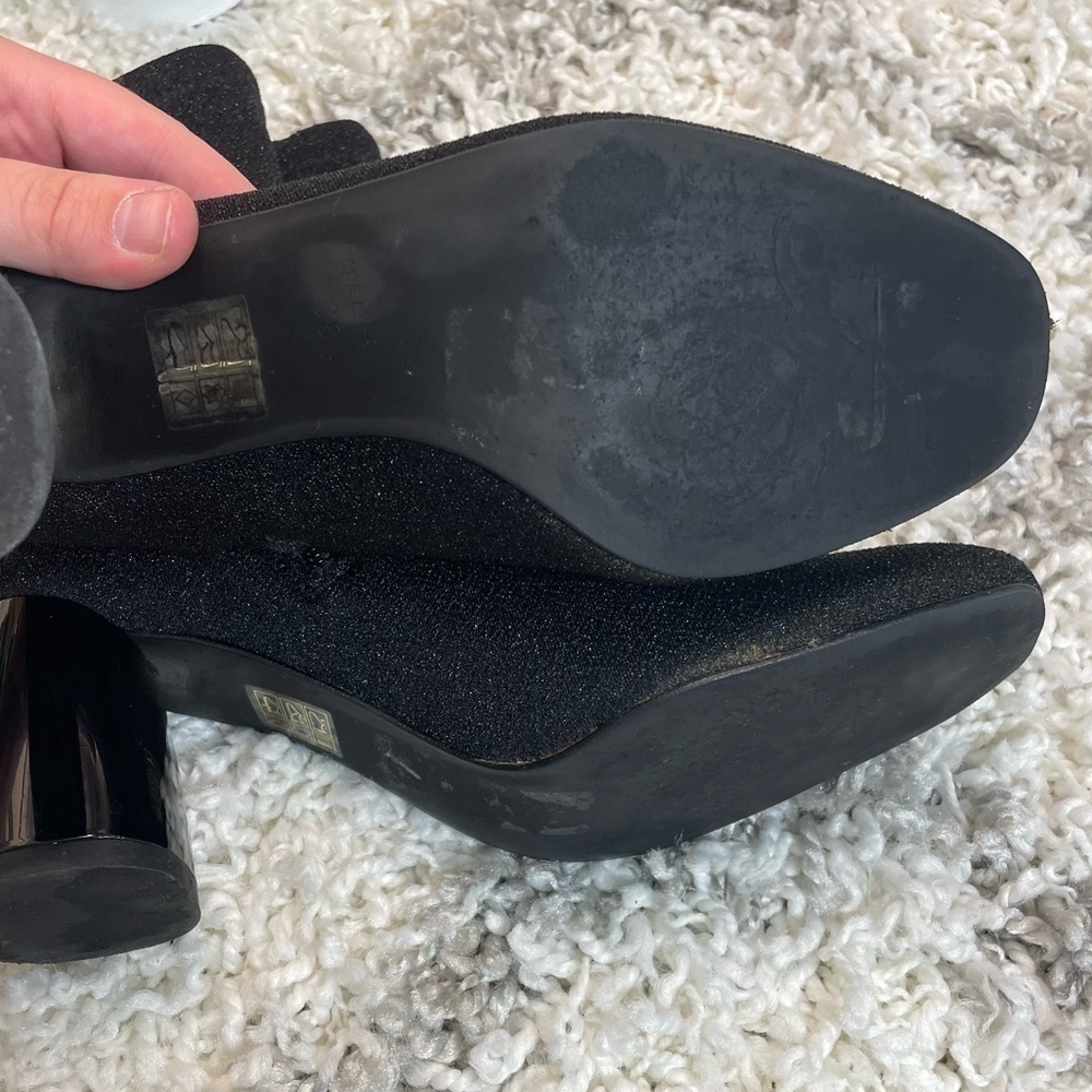Free People Spectrum Sock Boot in Black Shimmer size 8 - Picture 14 of 15